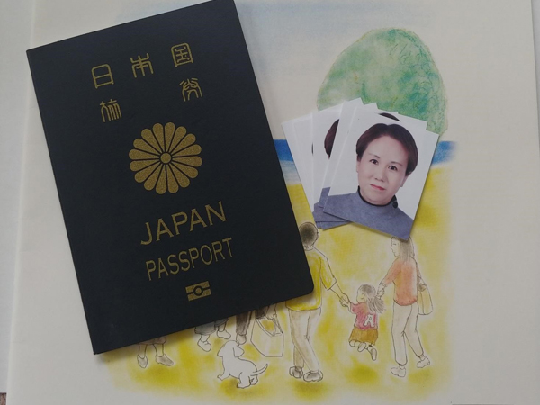 パスポートと写真