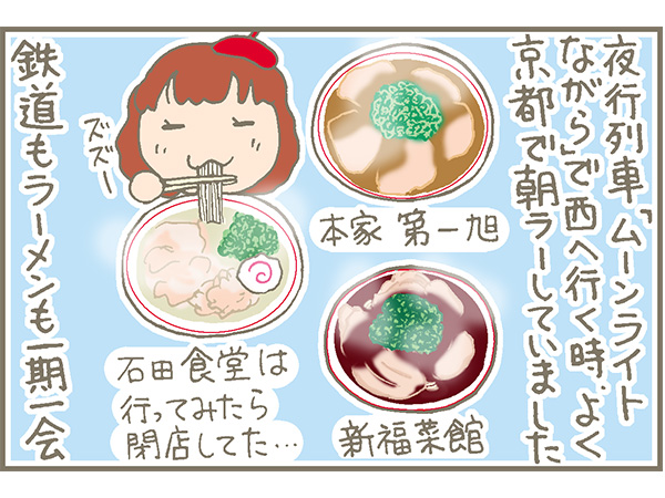 鉄道とラーメンのYASCORNさんの京都旅
