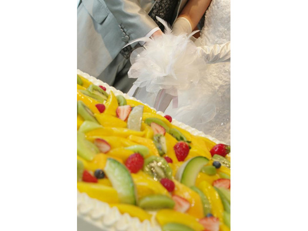 ケーキ入刀