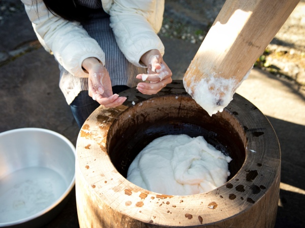 餅つき大会と家族の思い出