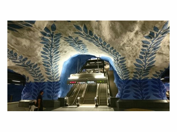 スウェーデンのT-セントラルレン駅。