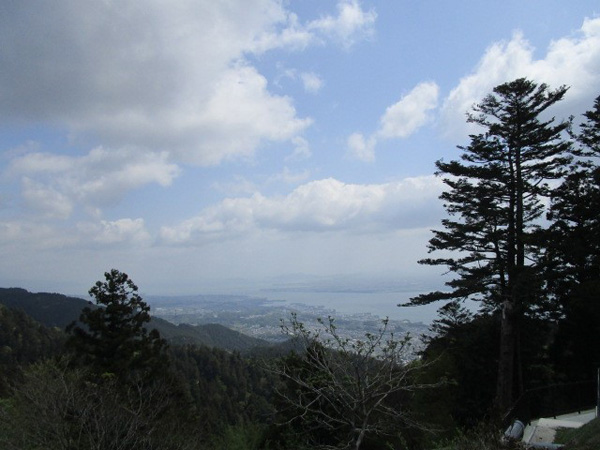 比叡山から琵琶湖方面